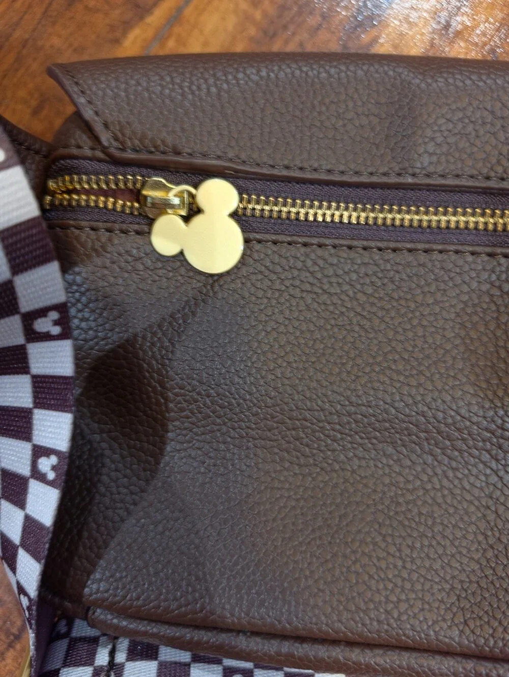 Freshly Picked Disney Mocha Mickey Mouse Park Pack Mickey SLING Bag Diaper Bag